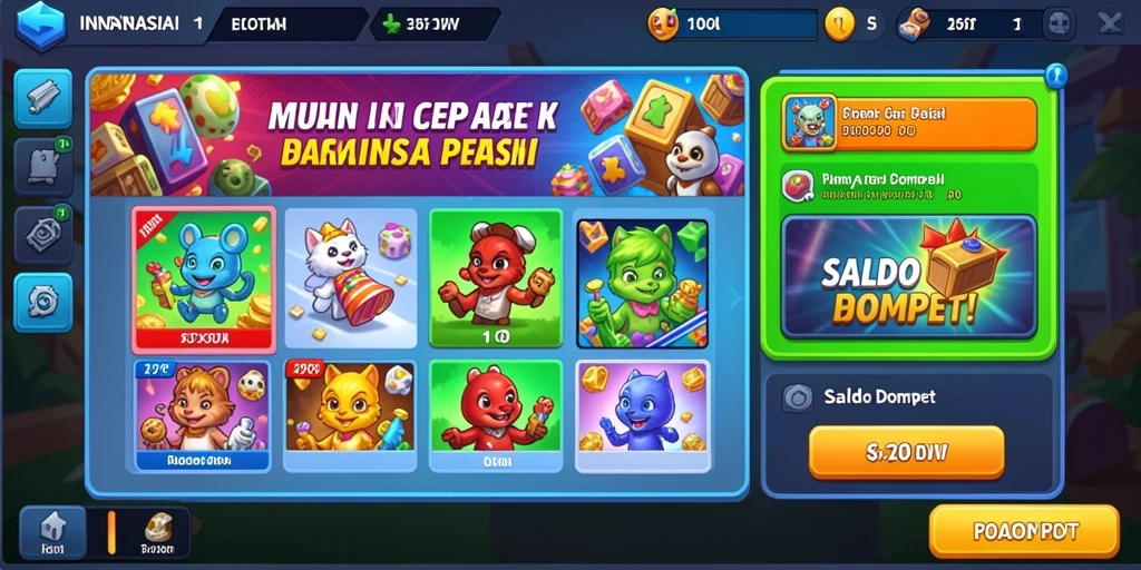 Tangkapan layar yang menunjukkan karakter utama dalam pertempuran epik.