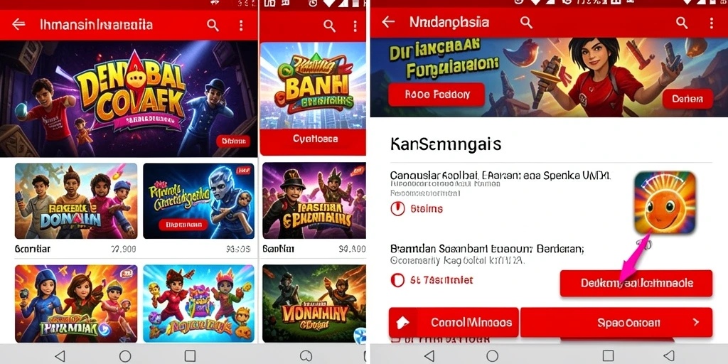 Tampilan antarmuka aplikasi yang menarik dan mudah dinavigasi.
