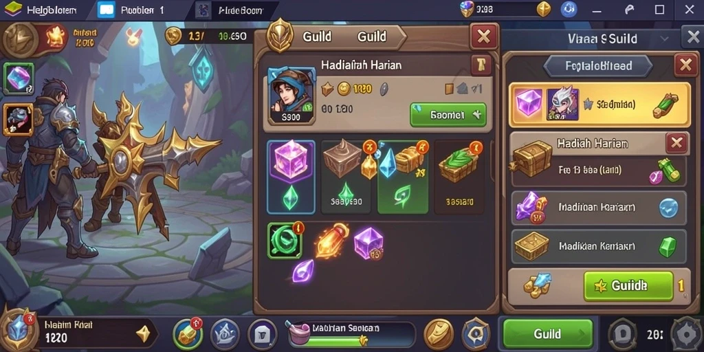 Tampilan antarmuka yang sederhana dan menarik.