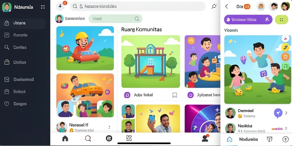 Tampilan awal aplikasi KOPI4D yang menarik dan eye-catching.