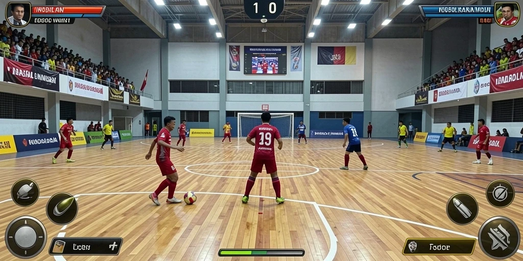 Tampilan awal permainan dengan karakter yang menarik.