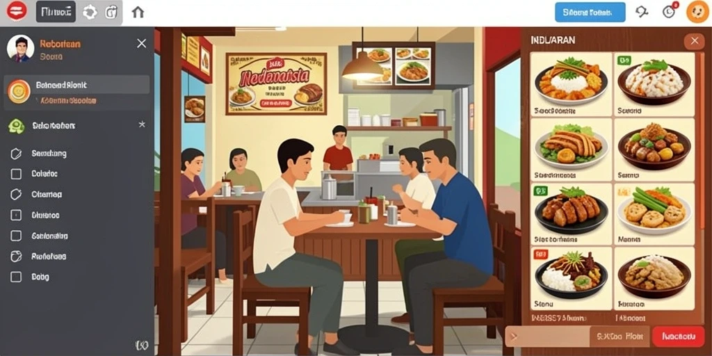 Tampilan antarmuka yang menarik dan mudah digunakan.