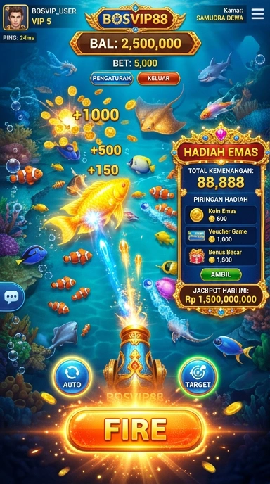 Pratinjau antarmuka bosvip88 — aplikasi APK resmi Android v2.6.4
